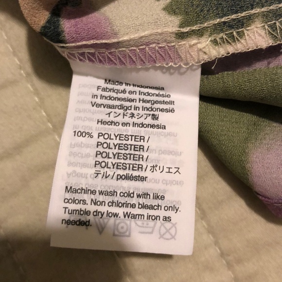 J. Crew Printed Ruffle Convertible Blouse - Picture 6 of 7